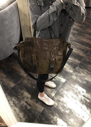 Шкіряна сумка , портфель