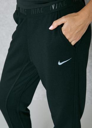 Чорні спортивні штани nike w nk dry pant tapered 🛍️1+1=3🛍️