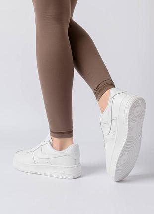 Кроссовки женские air force 1 low сlassic white premium1 фото