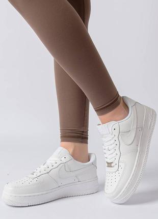 Кроссовки женские air force 1 low сlassic white premium5 фото