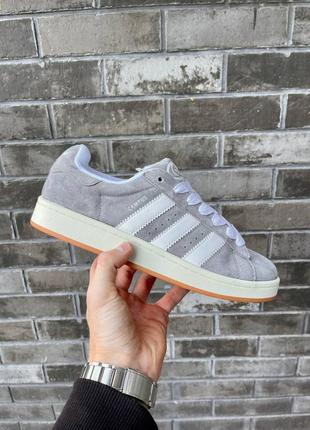 Мужские кроссовки адидас кампус серые adidas campus 00s grey