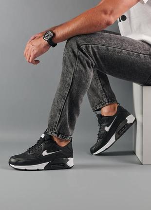 Кросівки чоловічі air max 90 surplus black white m