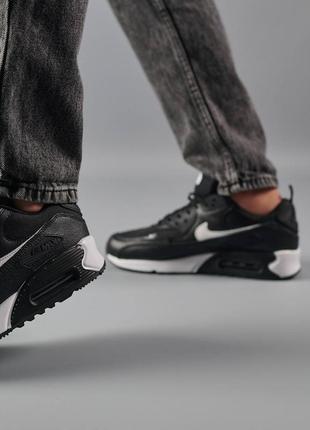 Кроссовки мужские air max 90 surplus black white m2 фото