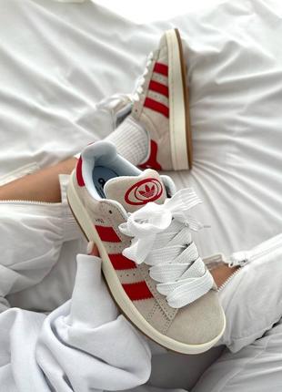 Жіночі кросівки adidas campus “crystal scarlet / smb8 фото