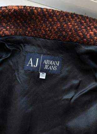 Шерстяной твидовий жакет armani оригинал пиджак премиум, люкс5 фото