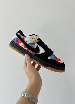 Круті кеди nike  dunk low "supreme rammellzee"4 фото