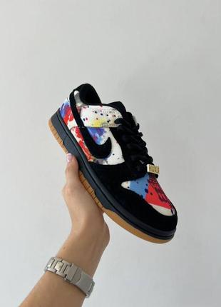 Круті кеди nike  dunk low "supreme rammellzee"3 фото