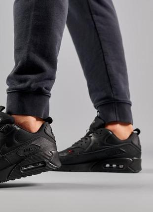 Кроссовки мужские air max 90 surplus black m9 фото