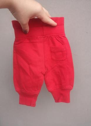 Утеплені спортивні штани на новонароджену дитину 50-56 см6 фото
