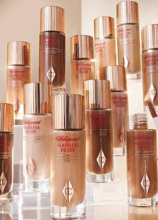 Набір пробників тонального charlotte tilbury hollywood flawless filter