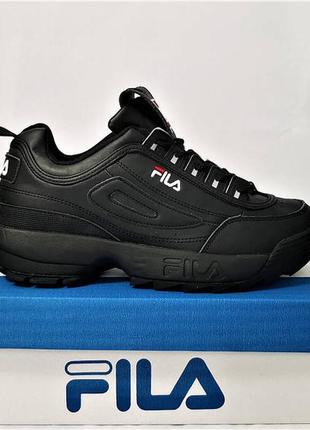 Кросівки fila disruptor чорні2 фото