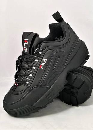 Кроссовки fila disruptor черные