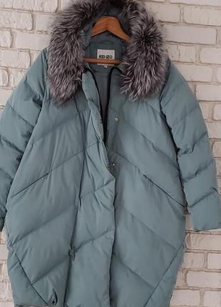 Шикарный пуховик kenzo
