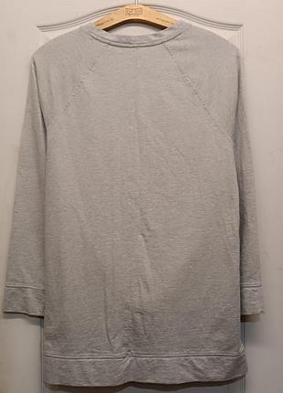 Удлиненный свитшот с карманами 2