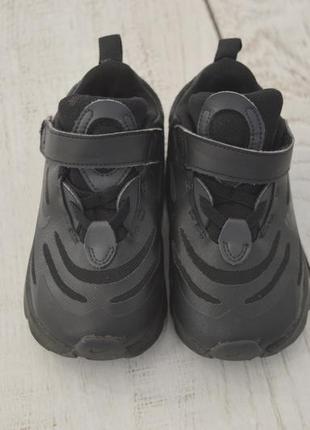 Nike air max крутезні дитячі кросівки чорного кольору на липучці 23.5 24 розмір3 фото
