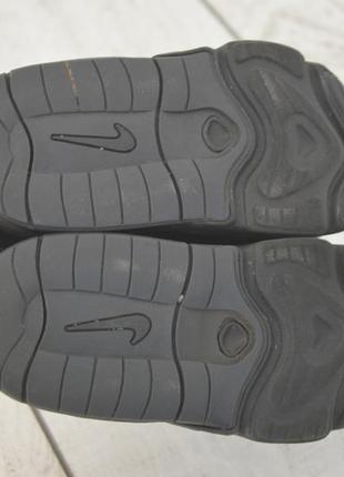 Nike air max крутезні дитячі кросівки чорного кольору на липучці 23.5 24 розмір4 фото
