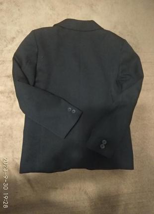 Пиджак черный для мальчика возраст 7,8 лет5 фото