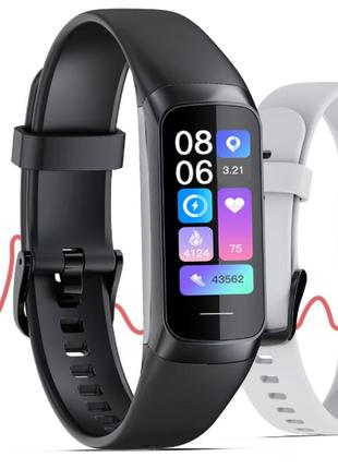 Смарт-браслет унісекс smart fitness band c60 спортивний смарт-годинник, чорний6 фото