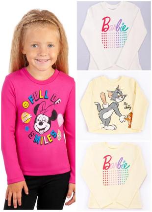 Джемпер для девочки минные маус, барби