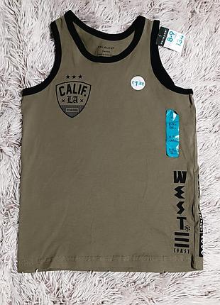 Майка хаки на 8-9 лет