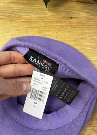 Фіолетовий берет kangol оригінал англія7 фото