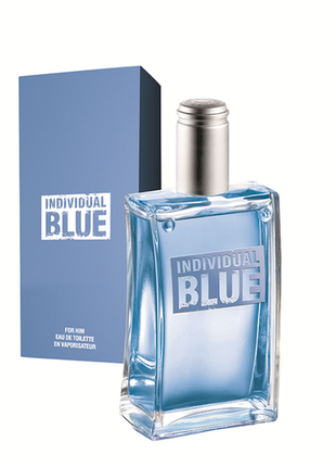 Набор для мужчин т/в "individual blue - 100ml, 3 в 1 шампунь, кондиционер, гель для душа.3 фото