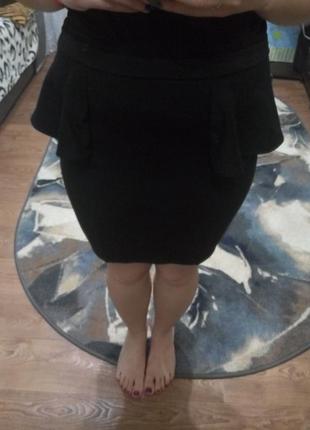 Шикарная черная юбка1 фото
