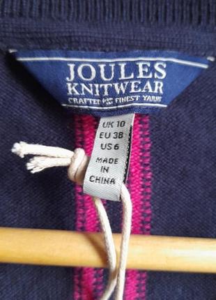 Joules качественный модный свитер шерсть, хлопок, кашемир р 38 сток7 фото