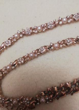 Гарнитур. колье и браслет.