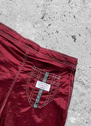 O’neill california sportswear dark red nylon shorts вінтажні, нейлонові шорти4 фото