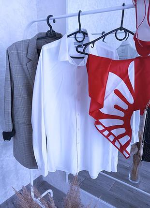 Шикарная осьильная базовая рубашка р.38/40