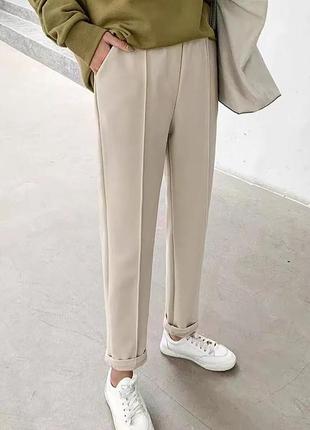 Штани, брюки, штани банани, штаны на резинке, теплые