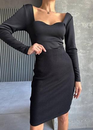 Юбка юбка ангора рубчик