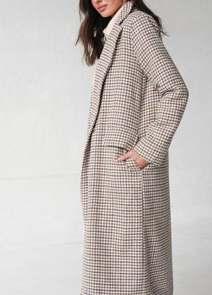 Стильне осіннє пальто на синтепоні 100, довге пальто з кишенями на осінь демісезон3 фото
