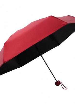 Компактный зонт в капсуле-футляре, маленький зонт в капсуле.5 фото