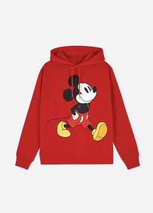 Теплый яркий красный спортивный костюм с капюшоном микки маус, mickey mouse, disney, десней5 фото