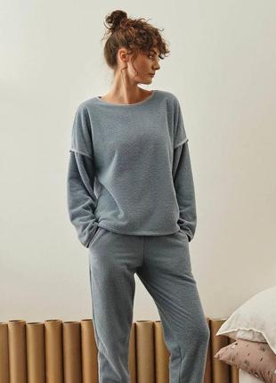 Жіночий домашній костюм hays розмір m джинсовий колір 27253