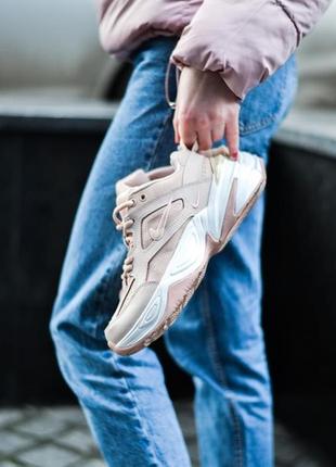 Кросівки nike m2k tekno beige кроссовки