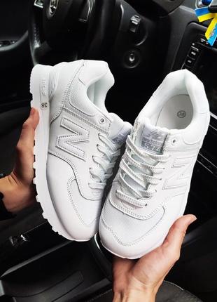 Женские кроссовки белые / кроссовки new balance1 фото