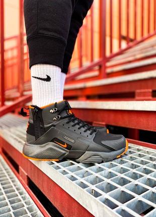 Мужские кроссовки nike huarache acronym"black/orange#найк