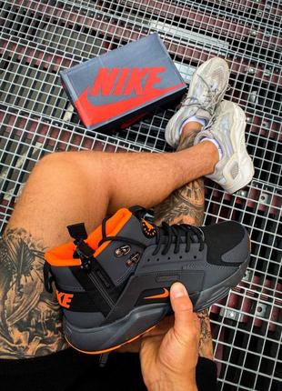 Мужские кроссовки nike huarache acronym"black/orange#найк4 фото