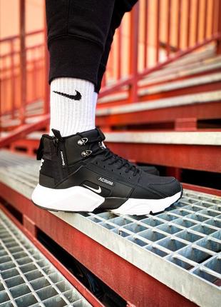 Мужские кроссовки nike huarache acronym"black/orange"#найк