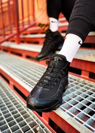 Мужские кроссовки nike air max 95 sneakerboot "black"#найк7 фото