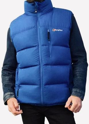 Berghaus жилетка пуховая мужская безрукавка оригинал.