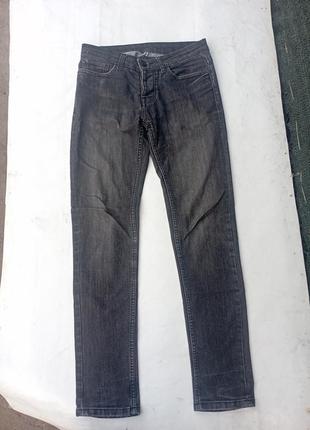 Темно-серые джинсы denim co. skinny1 фото