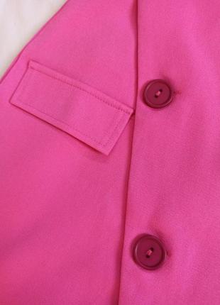 Розовая юбка на запах/юбка пиджак2 фото