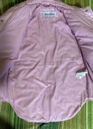 Куртка рубашка от bershka, розовый цвет4 фото