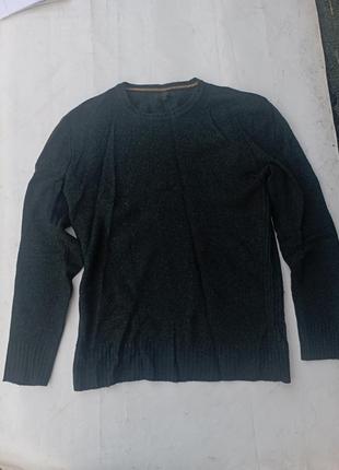 Вязаный свитер jasper conran (овечья шерсть)1 фото