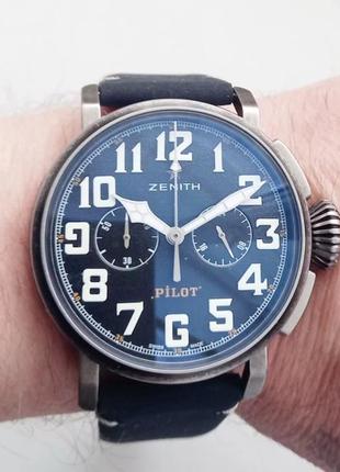 Часы zenith pilot хронограф