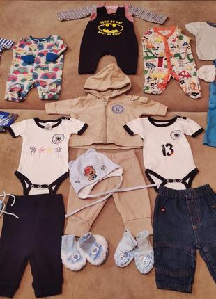 Одежда для новорожденного мальчика 0-3месяцев
350грн за всё